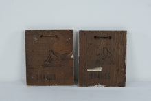 Load image into Gallery viewer, Habersham Plantation 1981 Folk Art Wood Plaques Bird Tulip Pair
