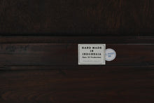 Load image into Gallery viewer, Handmade Indonesian Carved Wood Hall Tree with Mirror and Storage

