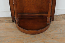 Load image into Gallery viewer, Art Deco Style Hall Tree Mirror with Marble Shelf and Etched Glass Panel
