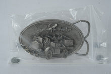 Load image into Gallery viewer, 1982 Halliburton Services Commemorative Belt Buckle – 1916 FWD Truck Mounted Pumper by General Graphics
