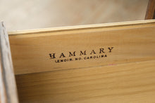 Load image into Gallery viewer, Vintage Hammary Solid Oak Three Drawer Side Table Nightstand
