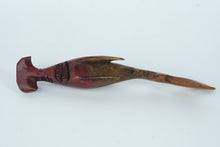 Load image into Gallery viewer, Hand-Carved Wooden Hammerhead Shark Sculpture – Two-Tone Finish – Nautical Decor
