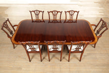 Load image into Gallery viewer, Handcrafted Double Pedestal Dining Set by Ardley Hall-8 Chairs
