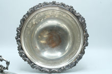 Load image into Gallery viewer, Antique Hand Chased Silver Plate Covered Punch Bowl Tureen with Ladle
