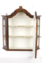 Load image into Gallery viewer, Royal Bryant Dutch Walnut Wall Hanging Display Cabinet
