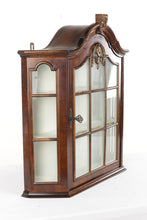 Load image into Gallery viewer, Royal Bryant Dutch Walnut Wall Hanging Display Cabinet
