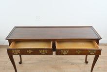 Load image into Gallery viewer, Harden Solid Cherry Queen Anne Console Table with Drawers and Pull Out Slides
