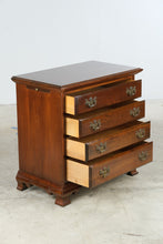 Load image into Gallery viewer, Vintage Harden Cherry Four Drawer Nightstand with Pull Out Slides
