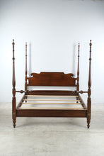 Load image into Gallery viewer, Harden Four Poster Queen Bed in Cherry Traditional Federal Style
