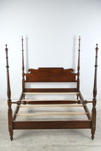 Load image into Gallery viewer, Harden Four Poster Queen Bed in Cherry Traditional Federal Style
