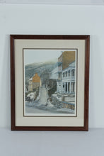 Load image into Gallery viewer, Harpers Ferry West Virginia Framed Art Print by Joanne R Happ Historic Town Scene

