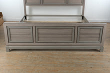 Load image into Gallery viewer, Hartney Mill Gray King Panel Bed Frame Oak Finish
