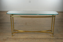 Load image into Gallery viewer, Hatler Gold Console Table
