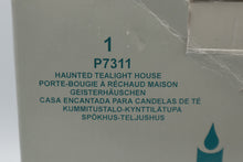 Load image into Gallery viewer, PartyLite P7311 Haunted Tealight House Halloween Ghost Ceramic Candle Holder Box

