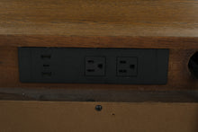 Load image into Gallery viewer, Havertys Wood Three Drawer Nightstand with Power Outlet and USB Charging
