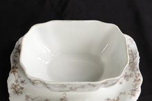 Load image into Gallery viewer, Haviland Gravy Boat Blue/tan Floral
