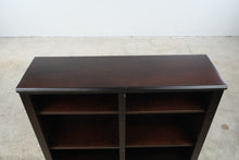 Load image into Gallery viewer, Hayneedle Dark Espresso Wood Adjustable Bookcase with Six Open Shelves
