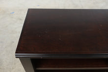 Load image into Gallery viewer, Hayneedle Dark Espresso Wood Adjustable Bookcase with Six Open Shelves
