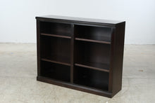 Load image into Gallery viewer, Hayneedle Dark Espresso Wood Adjustable Bookcase with Six Open Shelves
