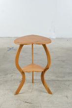 Load image into Gallery viewer, Heart Shaped Pine Accent Table with Lower Shelf
