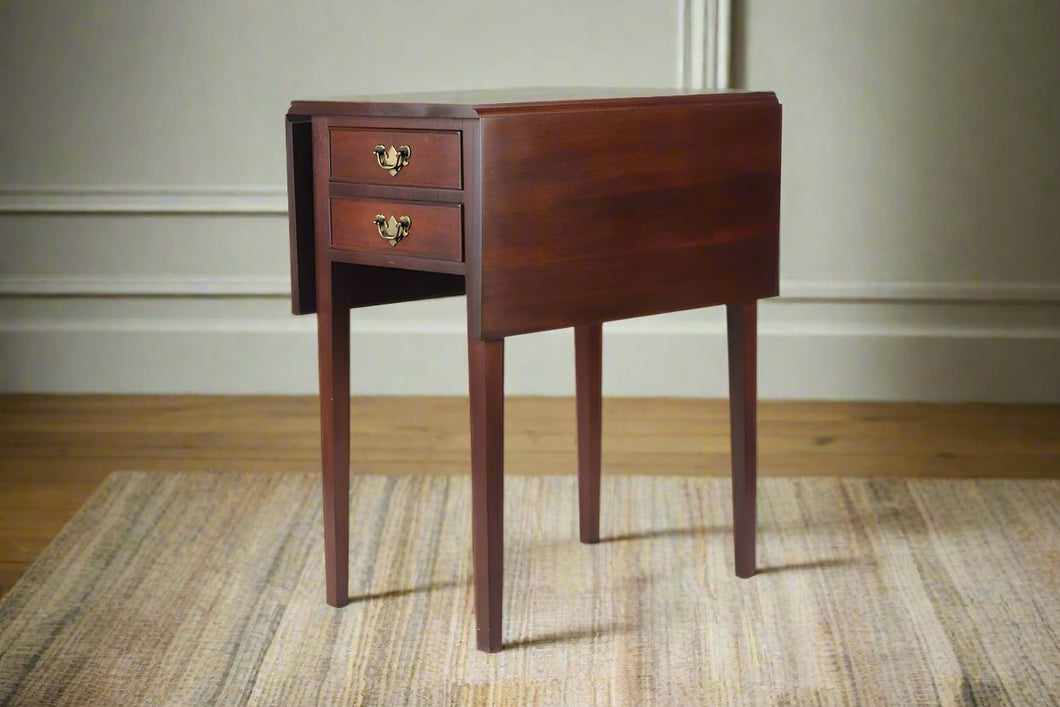 Heirloom Mahogany Pembroke Side Table - Craftique