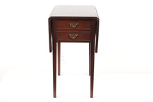 Load image into Gallery viewer, Heirloom Mahogany Pembroke Side Table - Craftique
