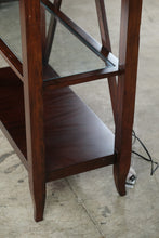 Load image into Gallery viewer, Hekman Metropolis Mahogany and Glass Etagere Bookcase
