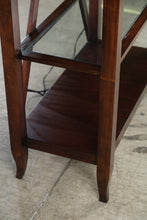 Load image into Gallery viewer, Hekman Metropolis Mahogany and Glass Etagere Bookcase
