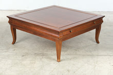 Load image into Gallery viewer, Hekman Traditional Cherry Square Coffee Table with Drawer
