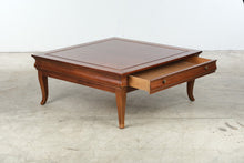 Load image into Gallery viewer, Hekman Traditional Cherry Square Coffee Table with Drawer
