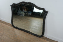 Load image into Gallery viewer, Vintage Black Painted Dresser Mirror with Distressed Finish by Hellam Furniture Company
