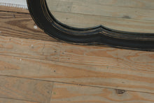 Load image into Gallery viewer, Vintage Black Painted Dresser Mirror with Distressed Finish by Hellam Furniture Company
