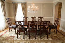 Load image into Gallery viewer, Henkel Harris Heirloom Mahogany Double Pedestal Dining Set
