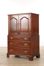 Load image into Gallery viewer, Henkel Harris Wild Cherry Armoire / Gentleman&#39;s Chest
