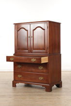 Load image into Gallery viewer, Henkel Harris Wild Cherry Armoire / Gentleman&#39;s Chest
