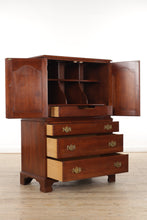 Load image into Gallery viewer, Henkel Harris Wild Cherry Armoire / Gentleman&#39;s Chest
