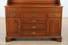 Load image into Gallery viewer, Henkel Harris Solid Black Cherry Buffet with Upper Hutch
