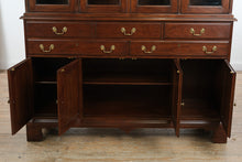 Load image into Gallery viewer, Henkel Harris Wild Black Cherry Breakfront China Cabinet Dated 1994

