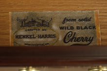 Load image into Gallery viewer, Henkel Harris Wild Black Cherry Breakfront China Cabinet Dated 1994
