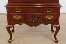 Load image into Gallery viewer, Henkel Harris Wild Black Cherry Highboy Chest on Chest Dated 1996
