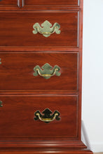Load image into Gallery viewer, Henkel Harris Wild Black Cherry Highboy Chest on Chest Dated 1996
