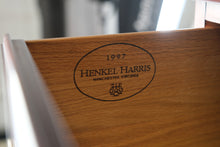 Load image into Gallery viewer, Henkel Harris Wild Black Cherry Highboy Chest on Chest Dated 1996
