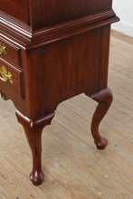 Load image into Gallery viewer, Henkel Harris Wild Black Cherry Highboy Chest on Chest Dated 1996
