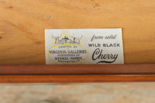 Load image into Gallery viewer, Henkel Harris Solid Wild Black Cherry Nightstand with Brass Hardware
