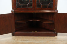 Load image into Gallery viewer, Henkel Harris Mahogany Georgian Corner Cabinet – Style 1192

