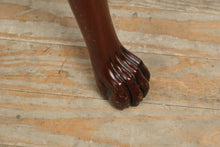 Load image into Gallery viewer, Henredon Carved Wood Bench with Lion Head Arms 54 Inch
