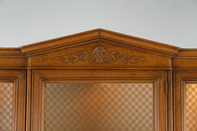 Load image into Gallery viewer, Henredon Lighted Display Cabinet with Wire Mesh Doors and Storage - Online Only
