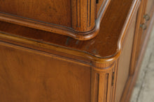 Load image into Gallery viewer, Henredon Lighted Display Cabinet with Wire Mesh Doors and Storage - Online Only
