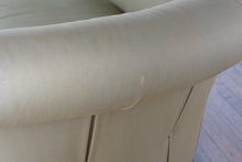 Load image into Gallery viewer, Henredon Schoonbeck Collection Curved Tufted Sofa with Giltwood Legs
