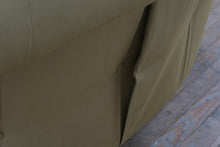 Load image into Gallery viewer, Henredon Schoonbeck Collection Curved Tufted Sofa with Giltwood Legs
